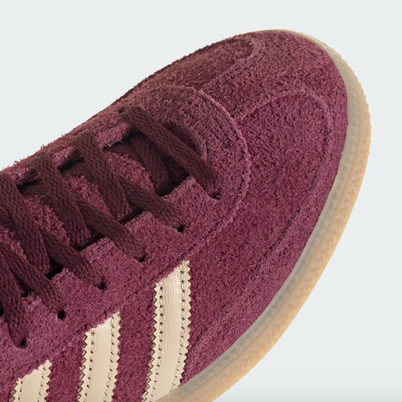 Adidas Women's Handball Spezial - Maroon / Warm Vanilla / Gold Metallic