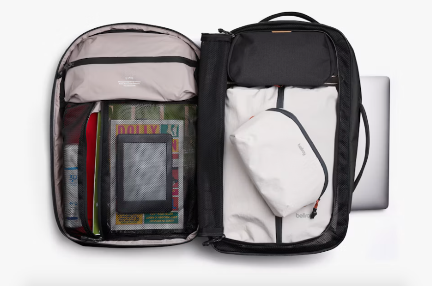 Bellroy Lite Travel Pack 38L - Black - Stencil