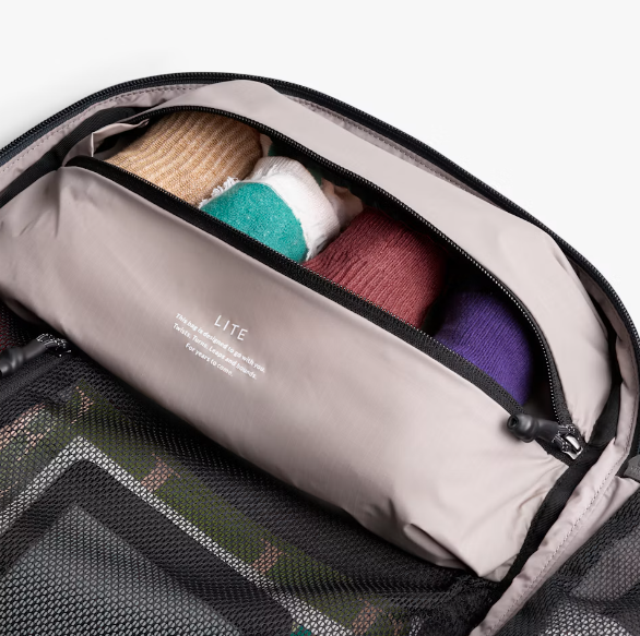 Bellroy Lite Travel Pack 38L - Black - Stencil