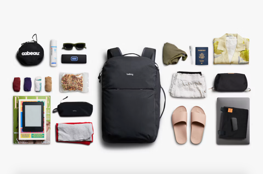 Bellroy Lite Travel Pack 30L - Black - Stencil