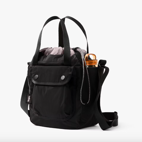 Bellroy Cinch Bucket Bag - Black - Stencil