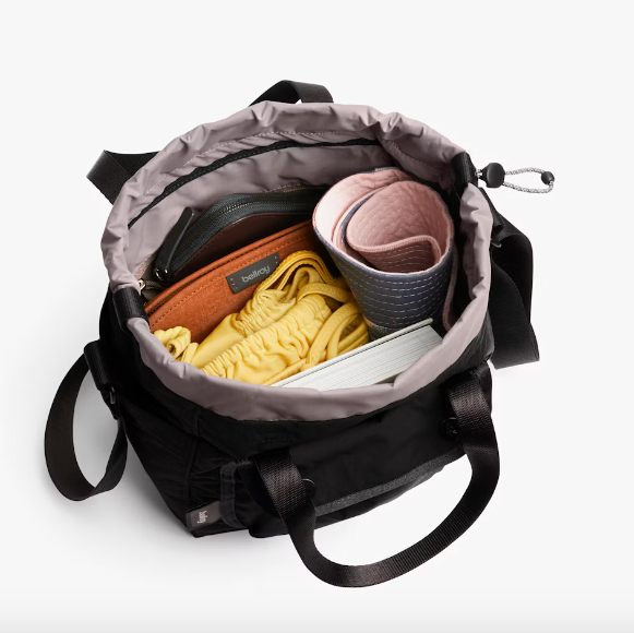 Bellroy Cinch Bucket Bag - Black - Stencil