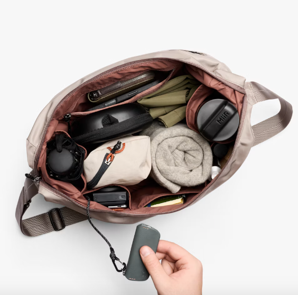 Bellroy Laneway Crescent Bag - Fawn - Stencil