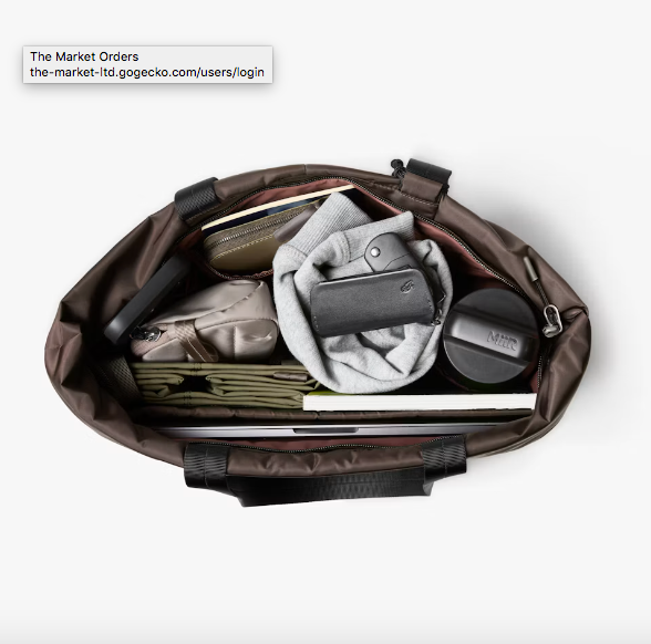 Bellroy Laneway Tote 15L - River Rock - Stencil