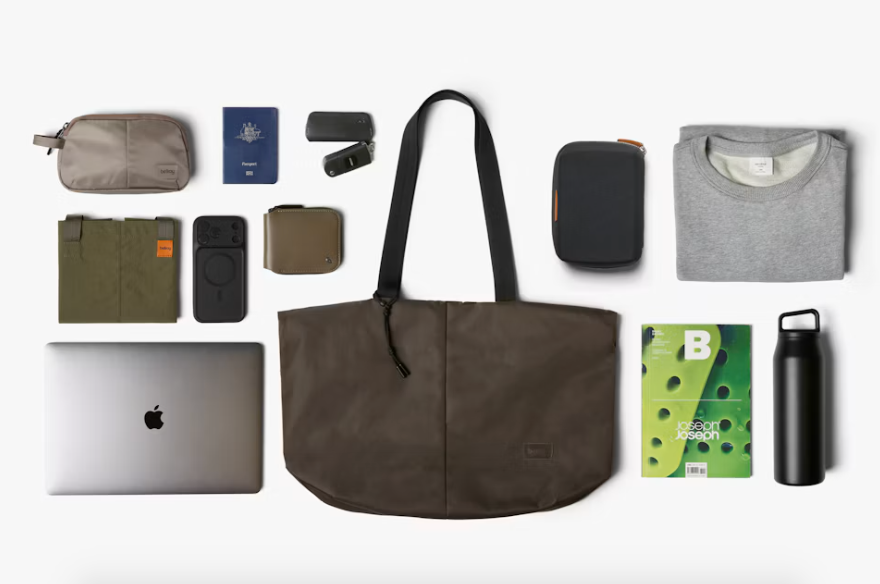 Bellroy Laneway Tote 19L - River Rock - Stencil