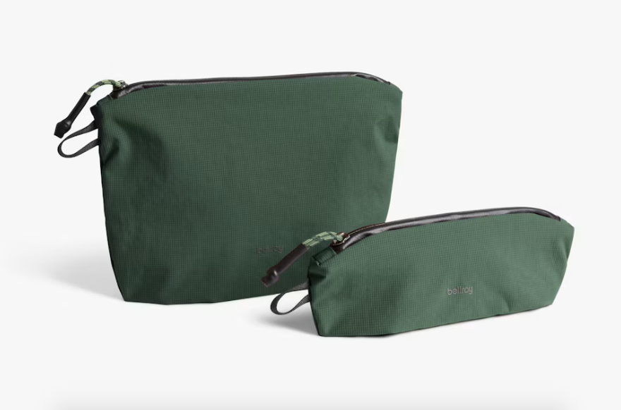 Bellroy Lite Pouch Duo - Spruce - Stencil