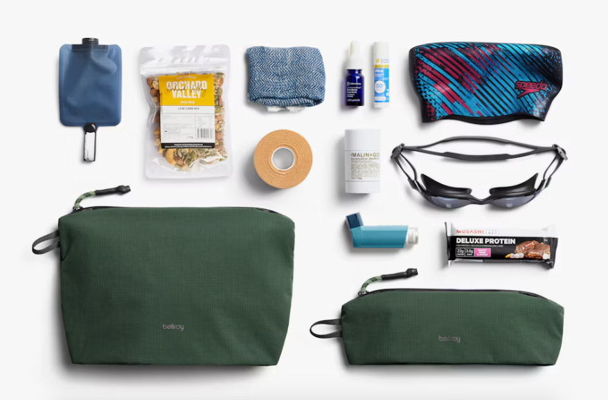 Bellroy Lite Pouch Duo - Spruce - Stencil