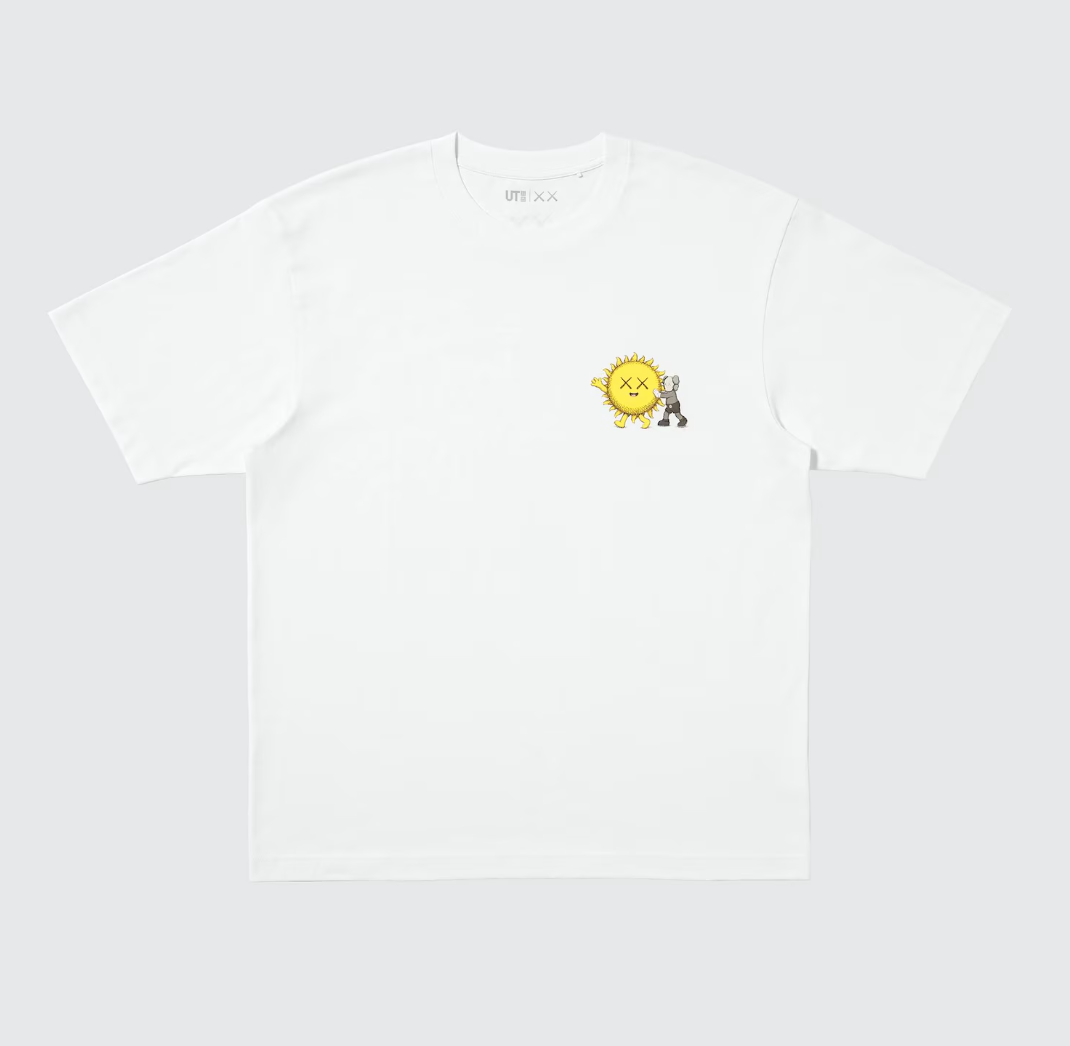 Uniqlo x Kaws Sun Universe UT Graphic T-Shirt - White - Stencil