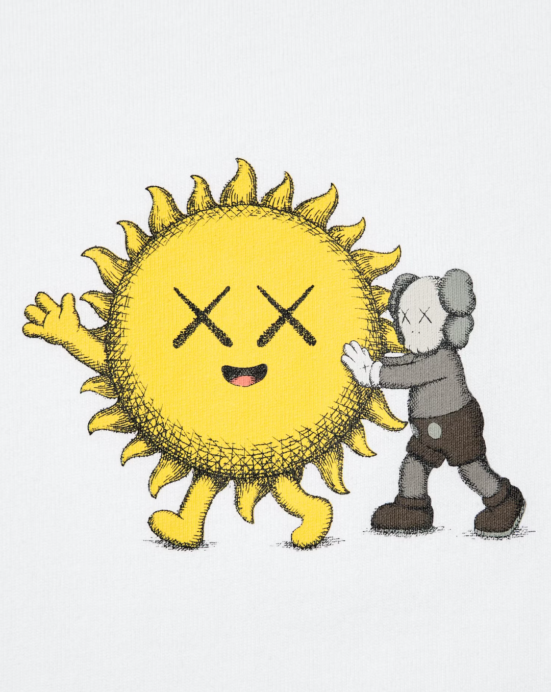 Uniqlo x Kaws Sun Universe UT Graphic T-Shirt - White - Stencil