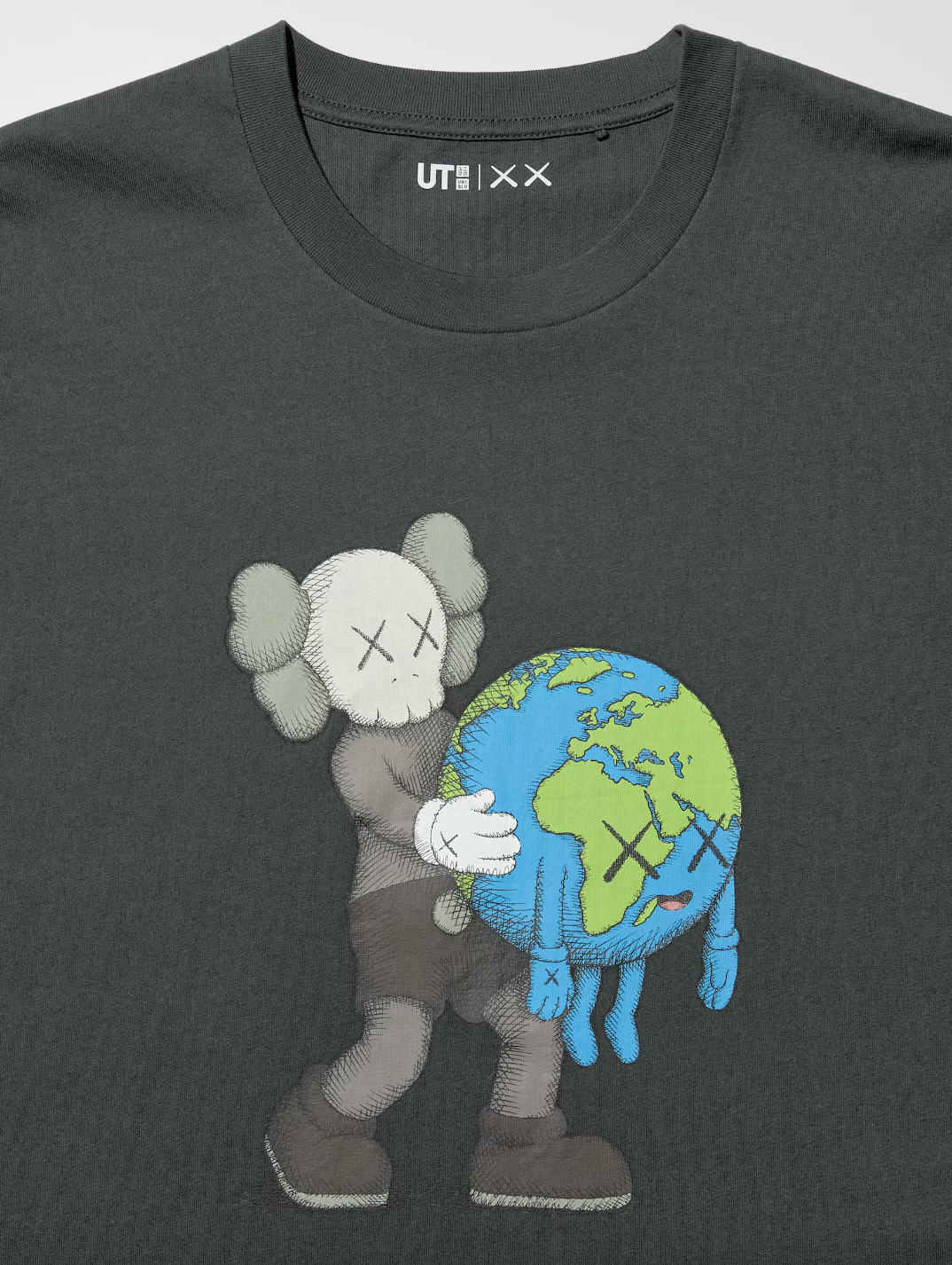 Uniqlo x Kaws Earth Universe UT Graphic T-Shirt - Grey - Stencil