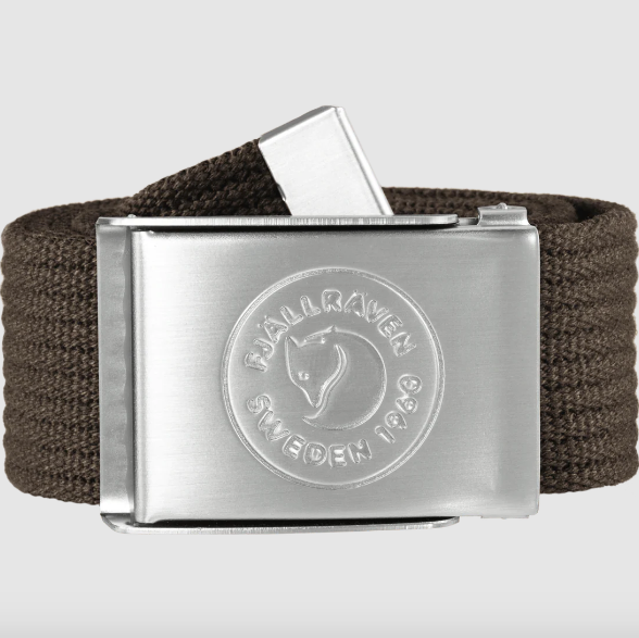 Fjallraven 1960 Logo Belt - 633 Dark Olive - Stencil