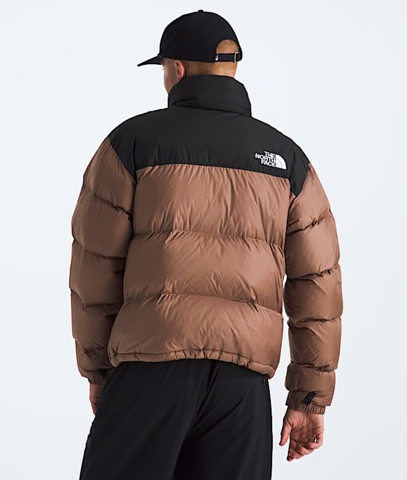 The North Face Men’s 1996 Retro Nuptse Jacket - Latte/TNF Black - Stencil