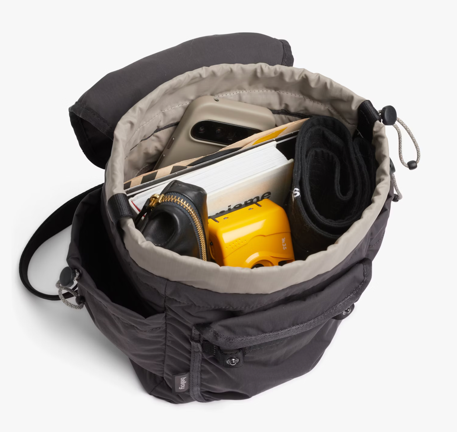 Bellroy Cinch Minipack - Charcoal - Stencil