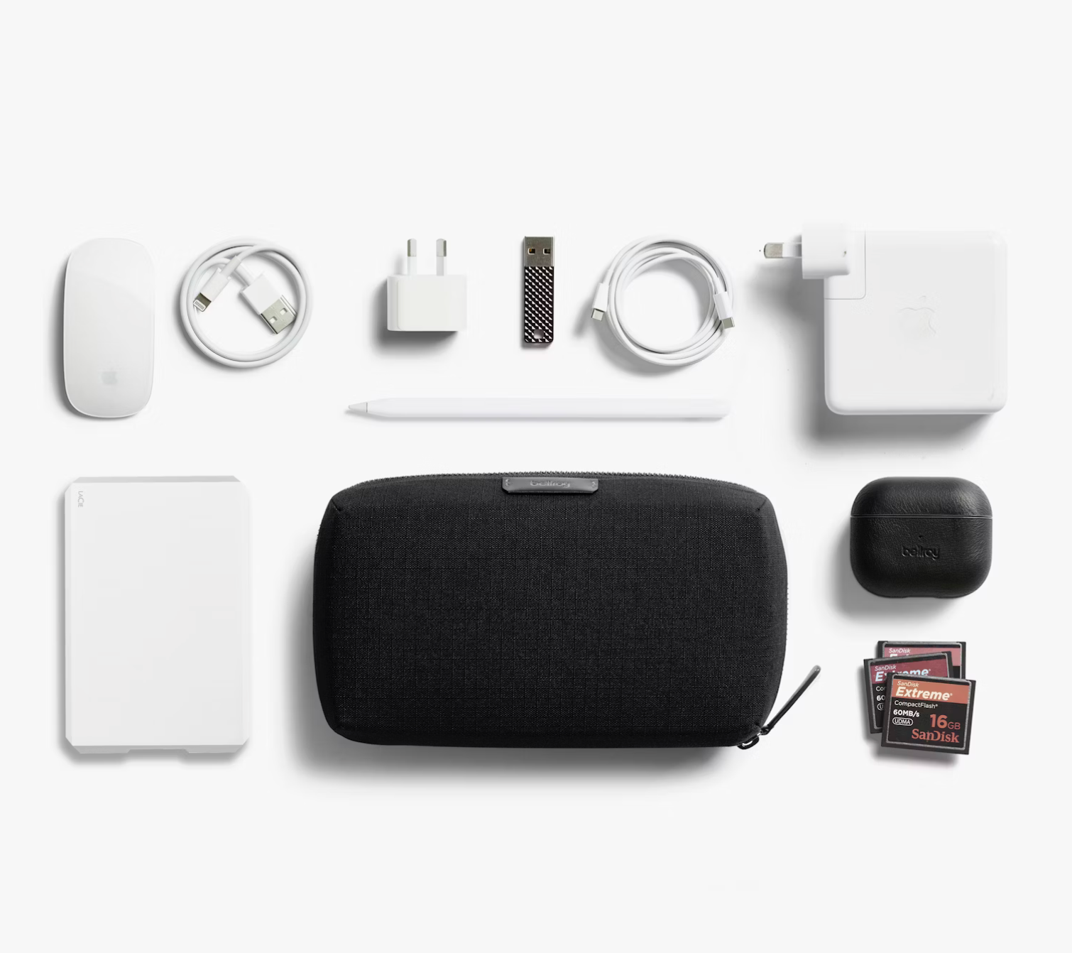 Bellroy Tech Kit - Black - Stencil