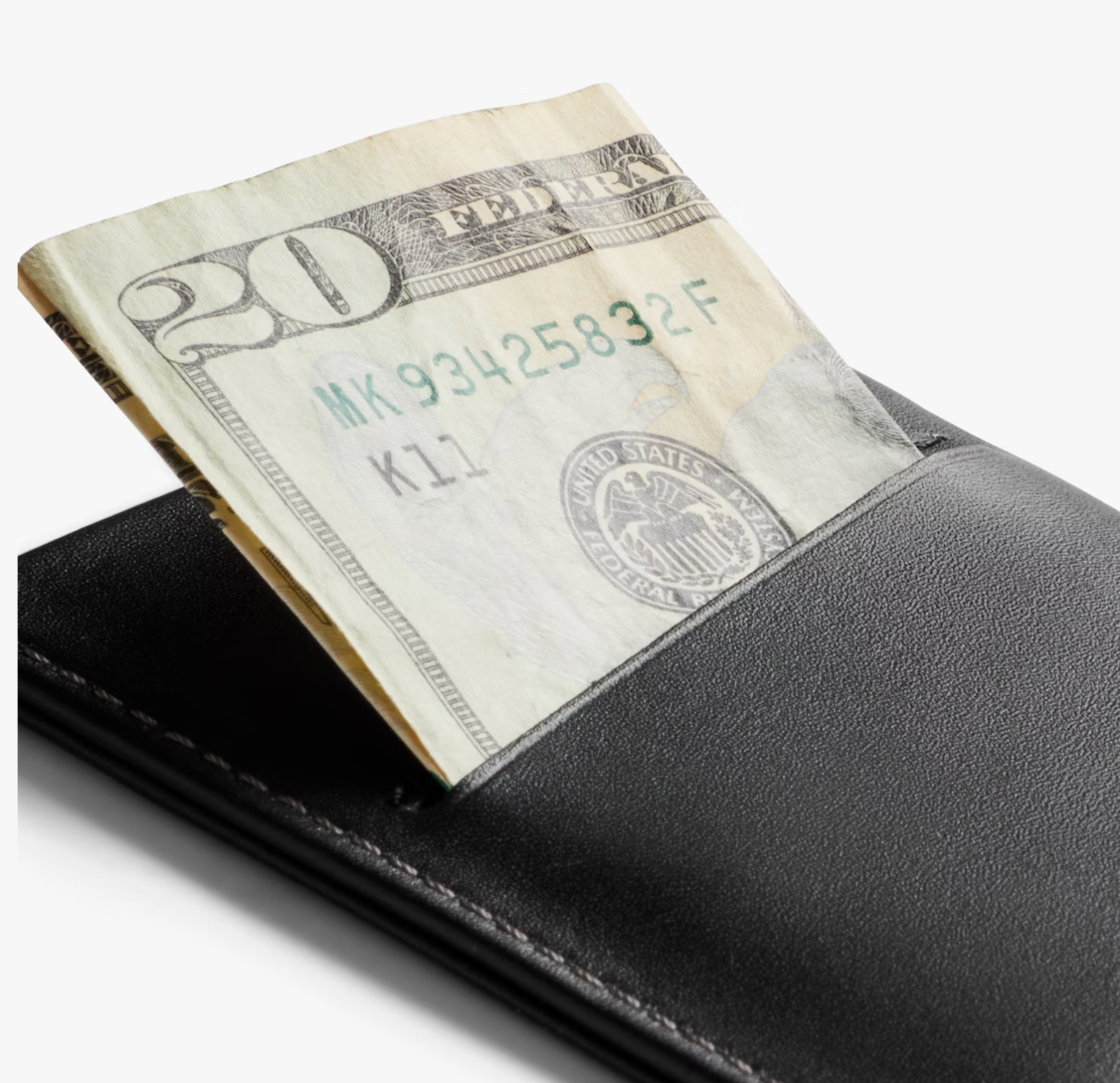 Bellroy Card Sleeve - Black - Stencil