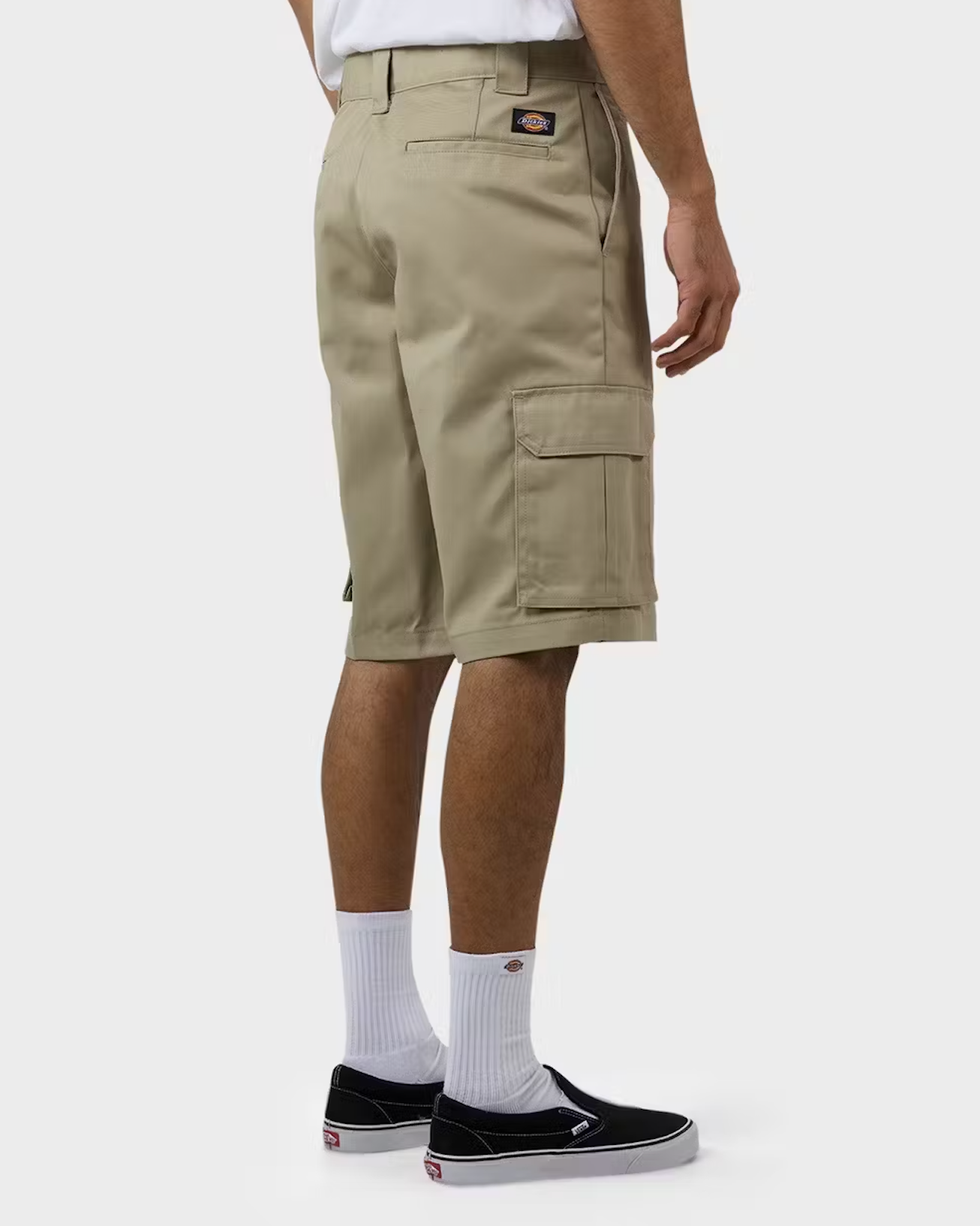 Dickies 131 Cargo 12" Slim Straight Fit Cargo Short - Khaki - Stencil