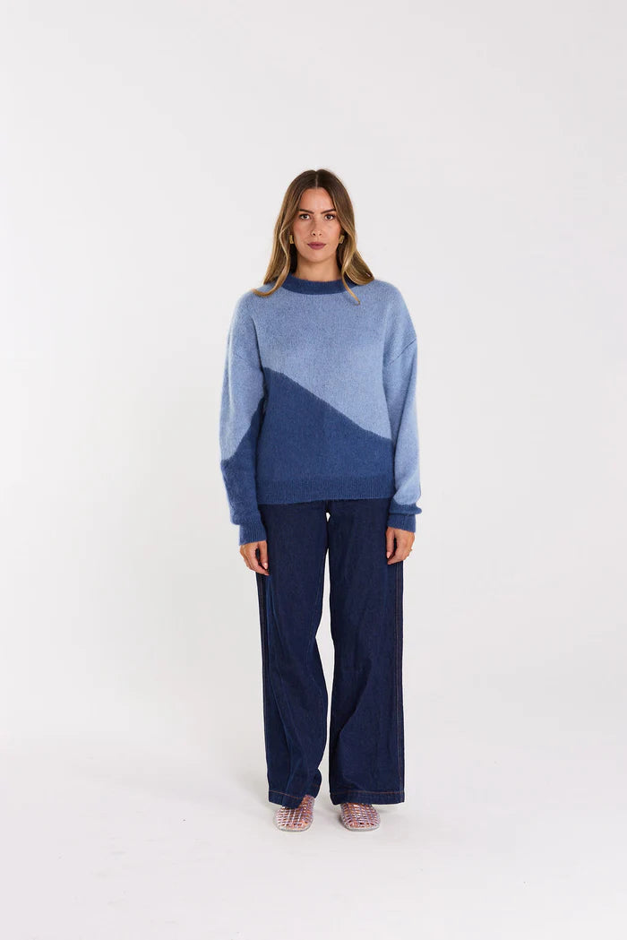 Thing Thing Split Jumper - Twilight Blue