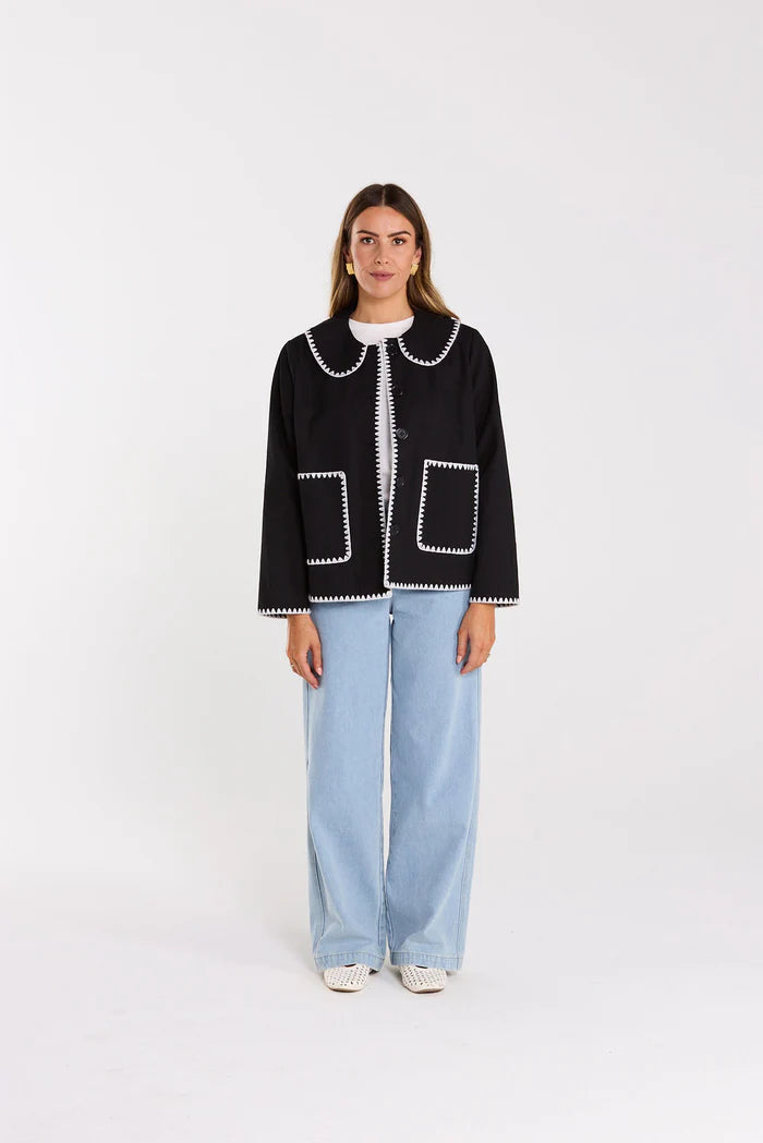 Thing Thing Stitchline Jacket - Black