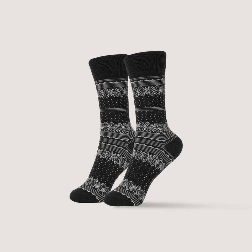 Pattent Socks - Torter Black US 6-9