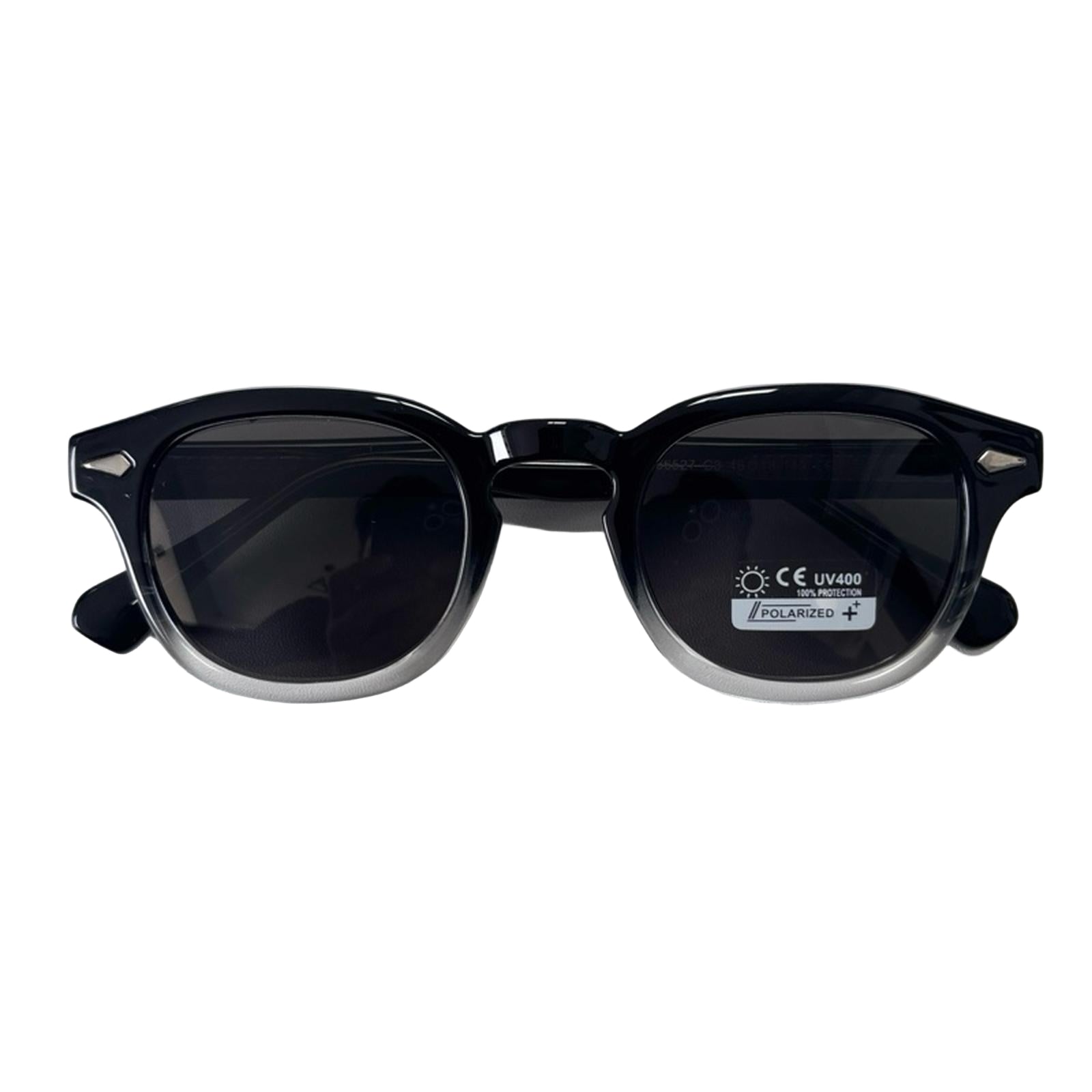 FL Eyewear Tosh Two Tone Clear / Black Lens