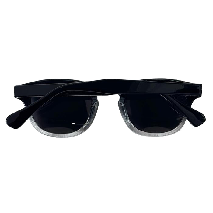 FL Eyewear Tosh Two Tone Clear / Black Lens