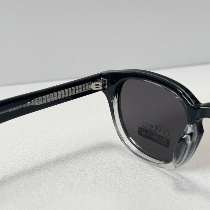 FL Eyewear Tosh Two Tone Clear / Black Lens