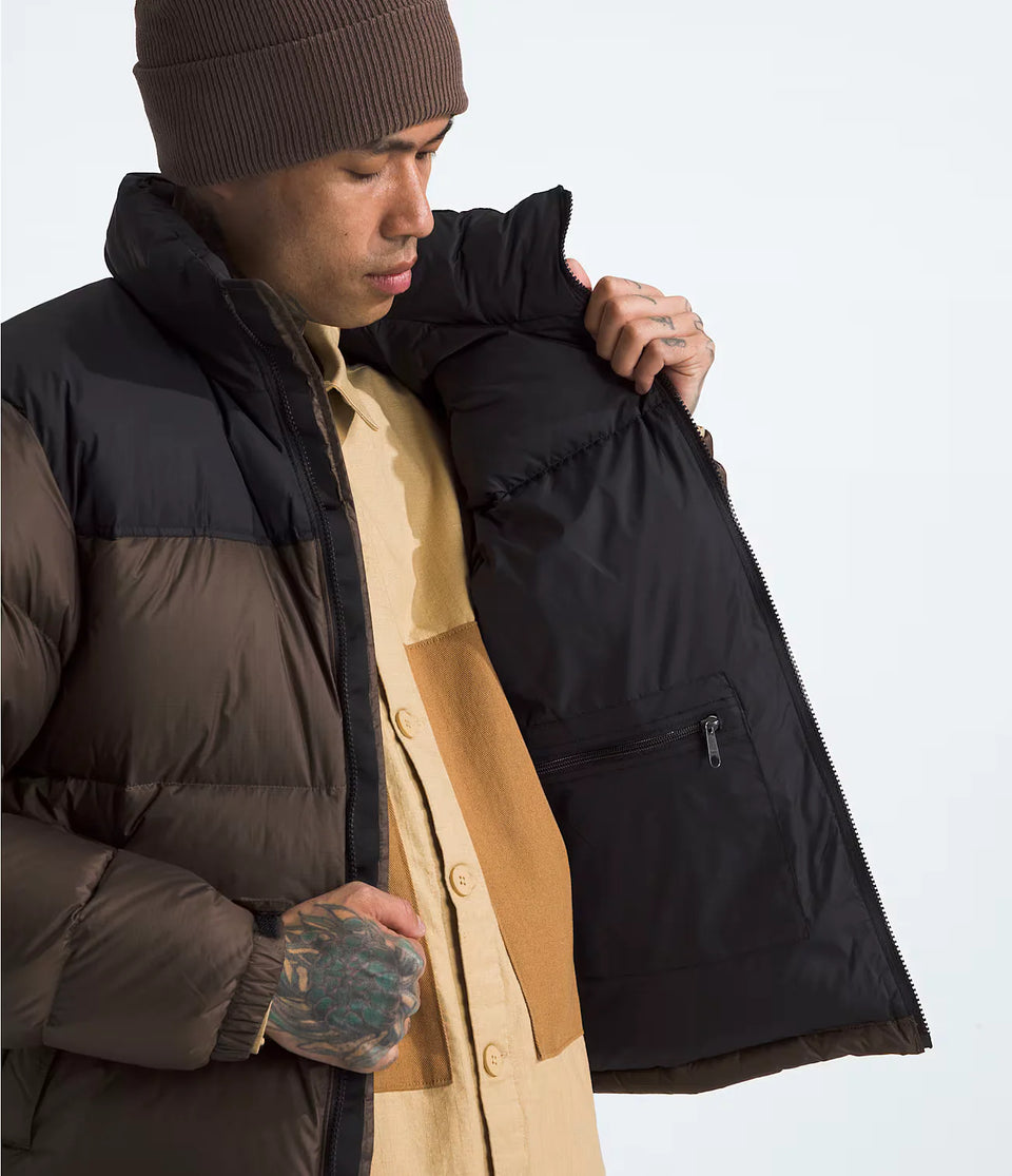 The North Face Men’s 1996 Retro Nuptse Jacket - Smokey Brown/TNF Black