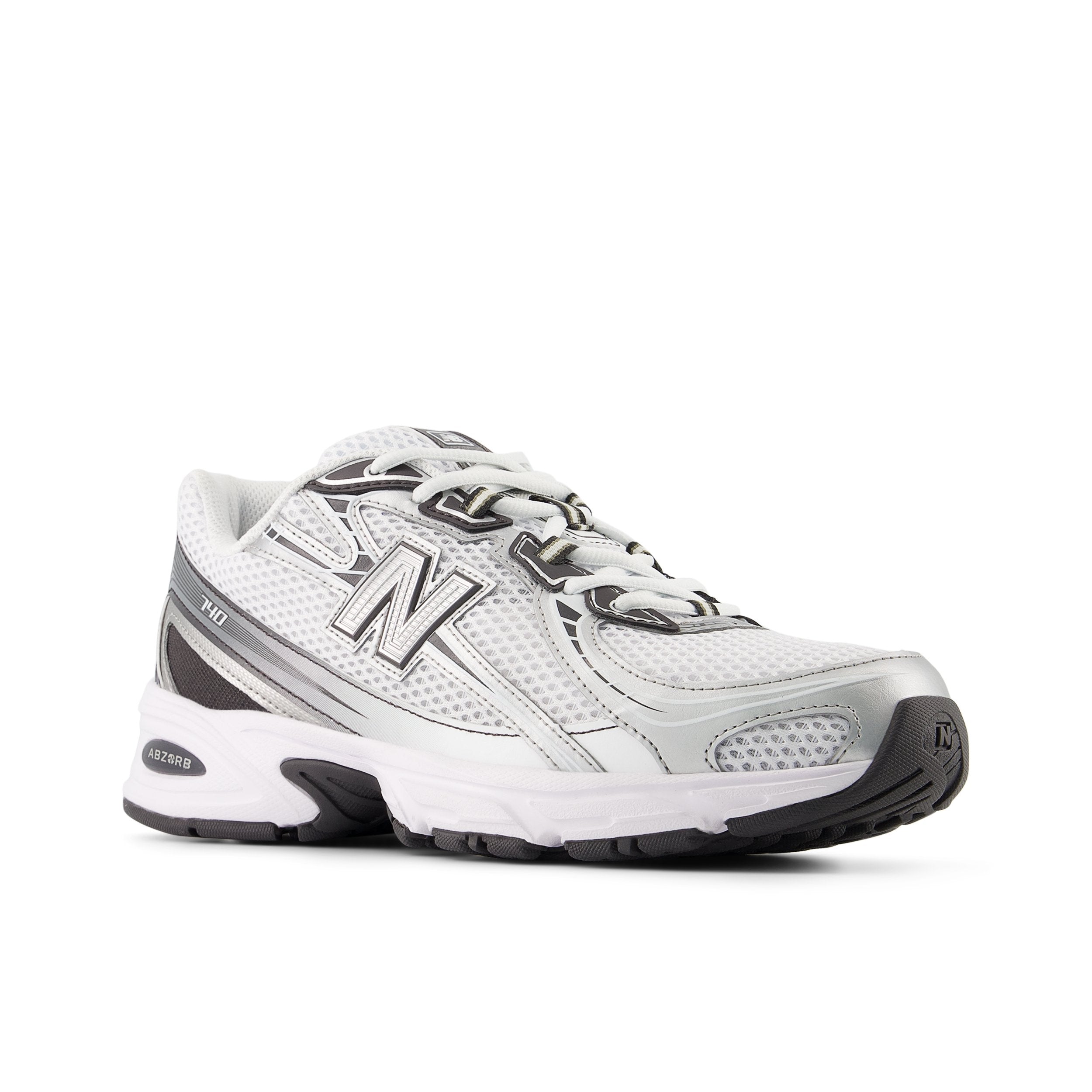 New Balance 740 White / Silver - Stencil