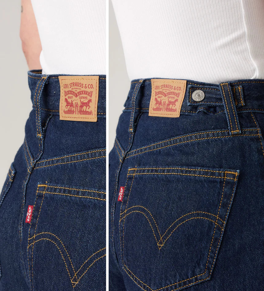 Levi's Women's Cinch Baggy Jeans - Reign Of The Rinse - Stencil