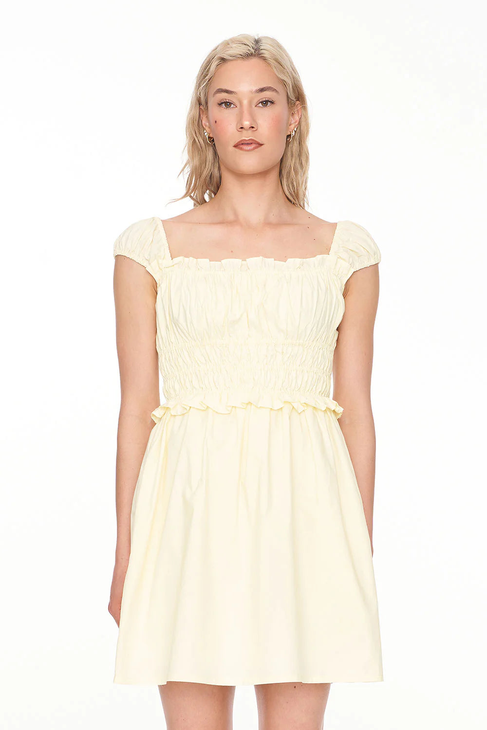 Huffer Cruise Isla Mini Dress - Lemoncello - Stencil