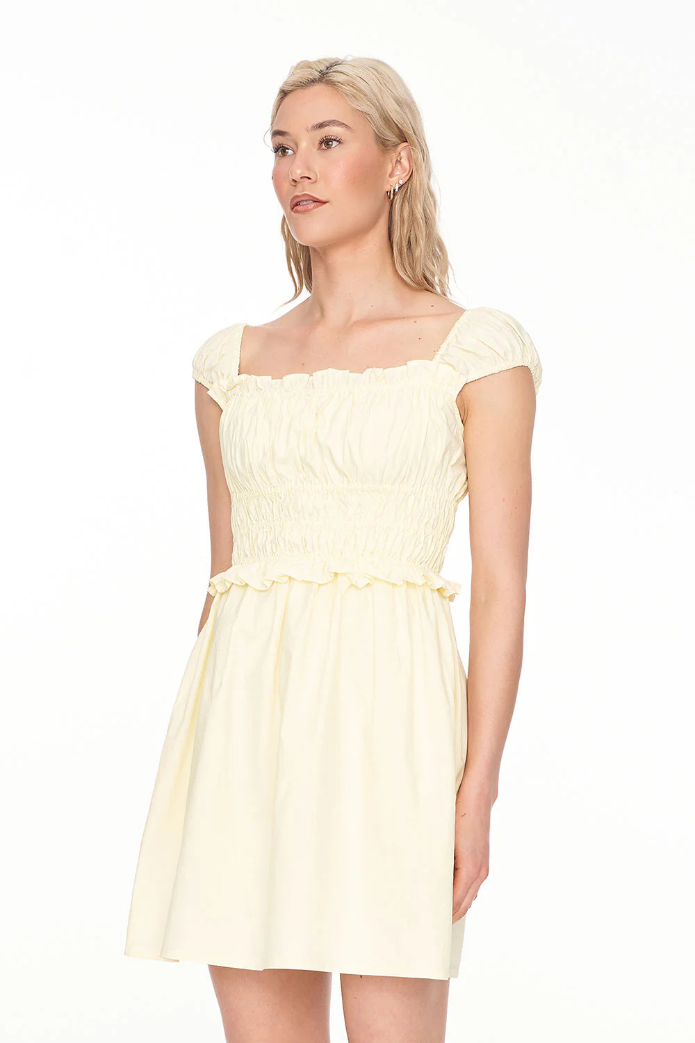 Huffer Cruise Isla Mini Dress - Lemoncello - Stencil