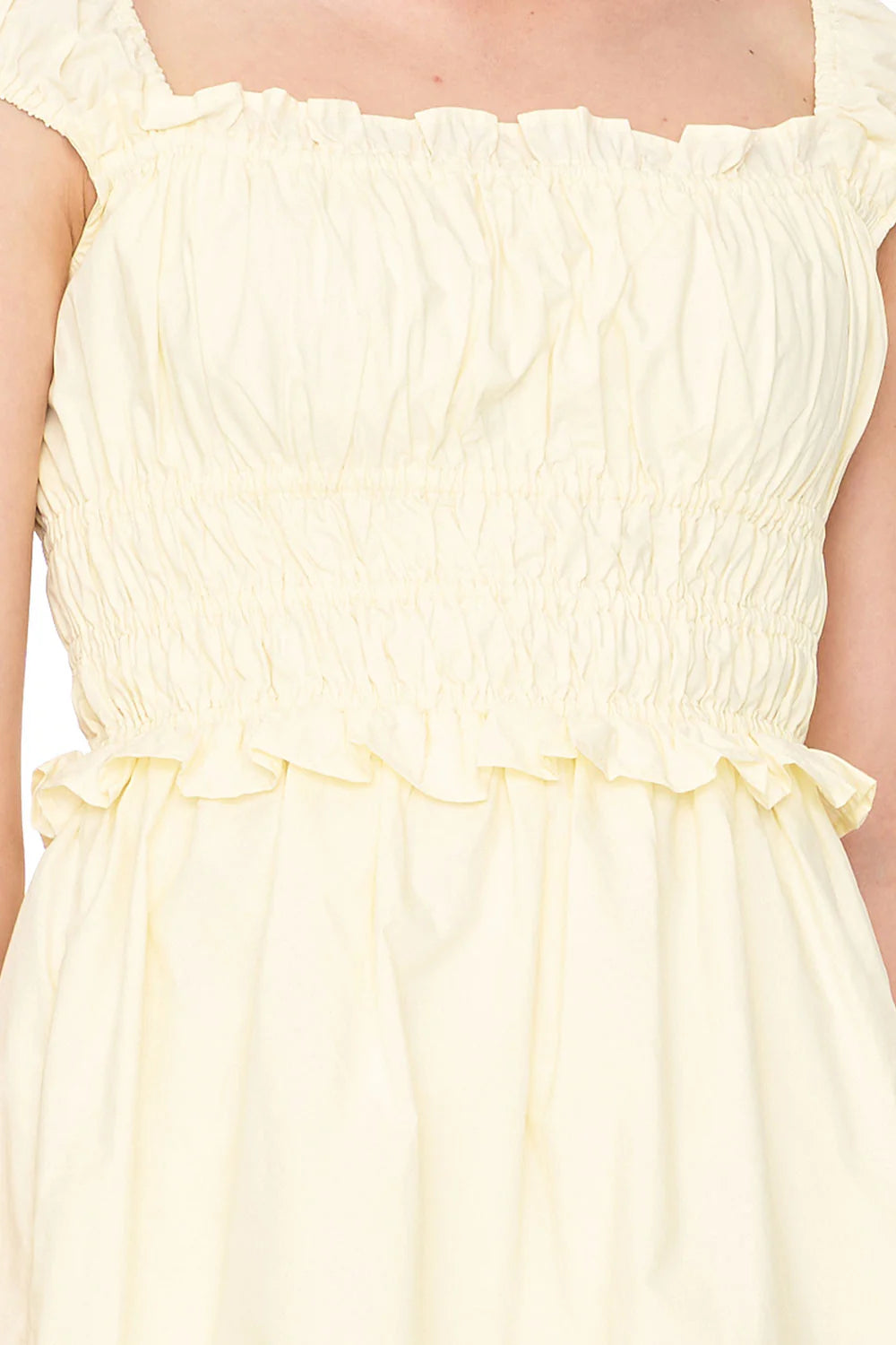 Huffer Cruise Isla Mini Dress - Lemoncello - Stencil