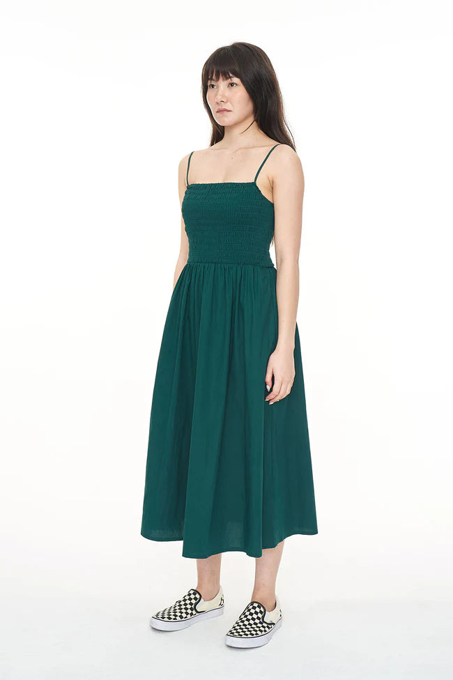 Huffer Cruise Lou Midi Dress - Jewel Green