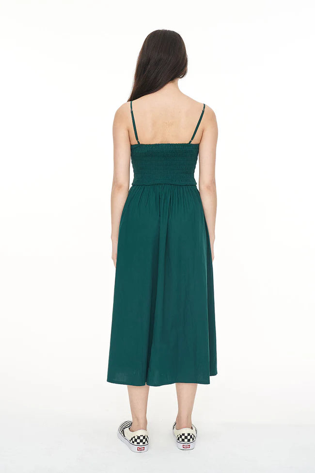 Huffer Cruise Lou Midi Dress - Jewel Green