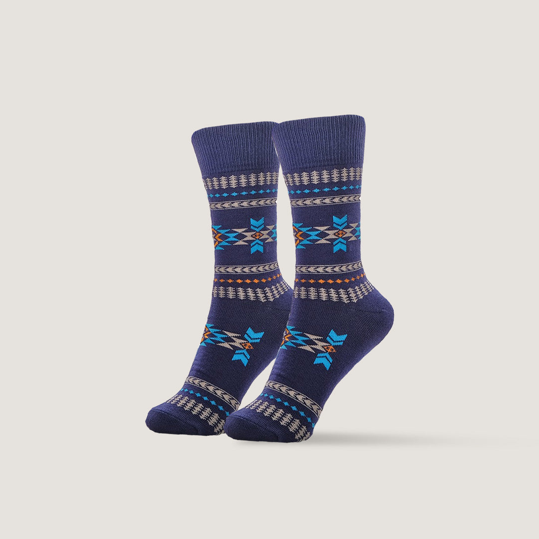Pattent Socks - Wodd Navy US 6-9