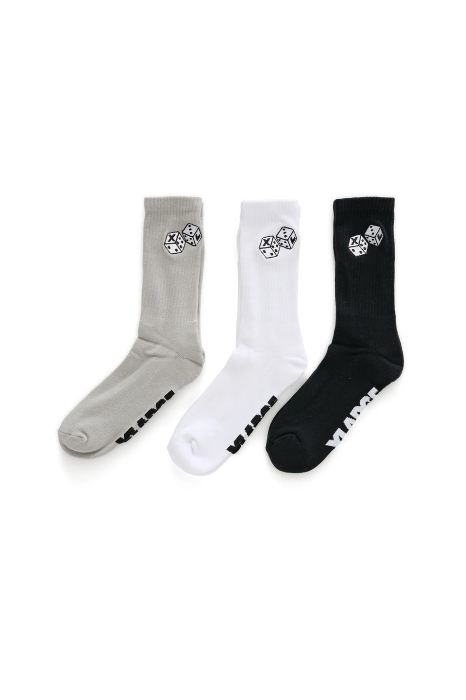 XLARGE XL Dice Socks 3 Pack - Multi