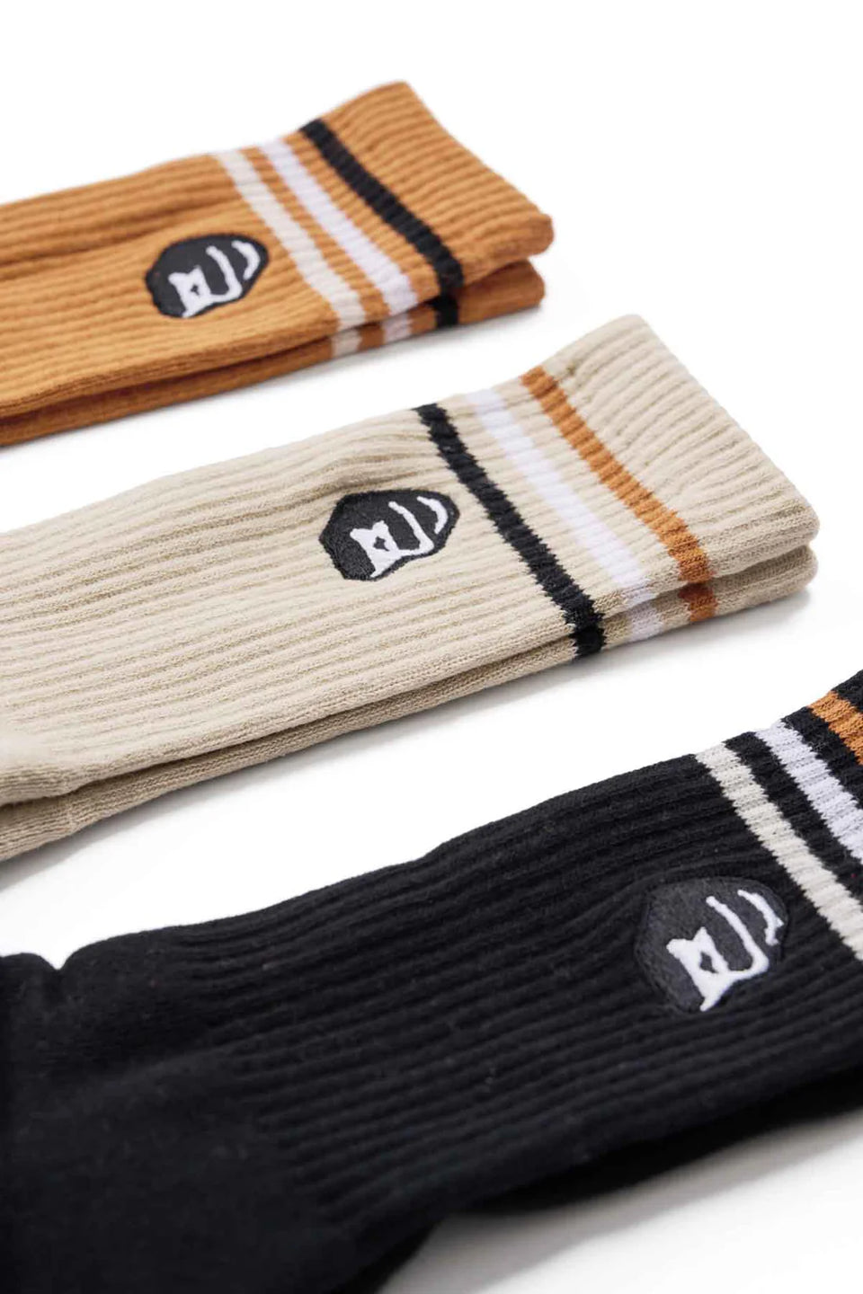 XLARGE Rail Stripe Socks 3 Pack - Multi