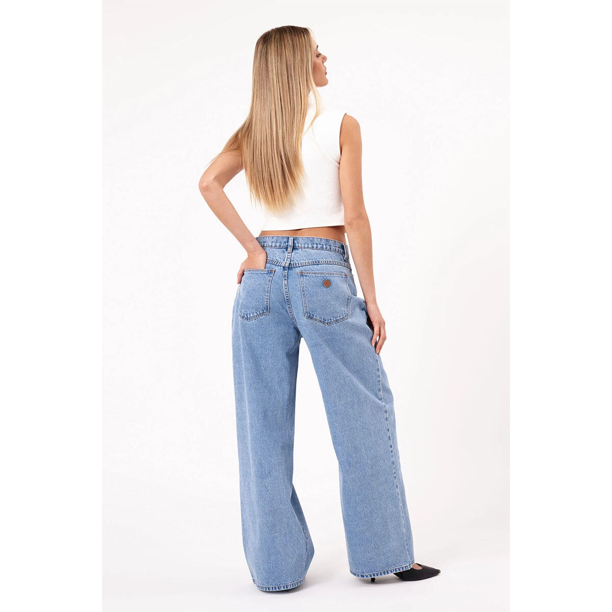 Abrand 95 Mid Super Baggy - Gigi - Mid Blue