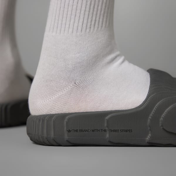 Adidas Adilette 22 - Grey Five / Grey Five / Core Black - Stencil