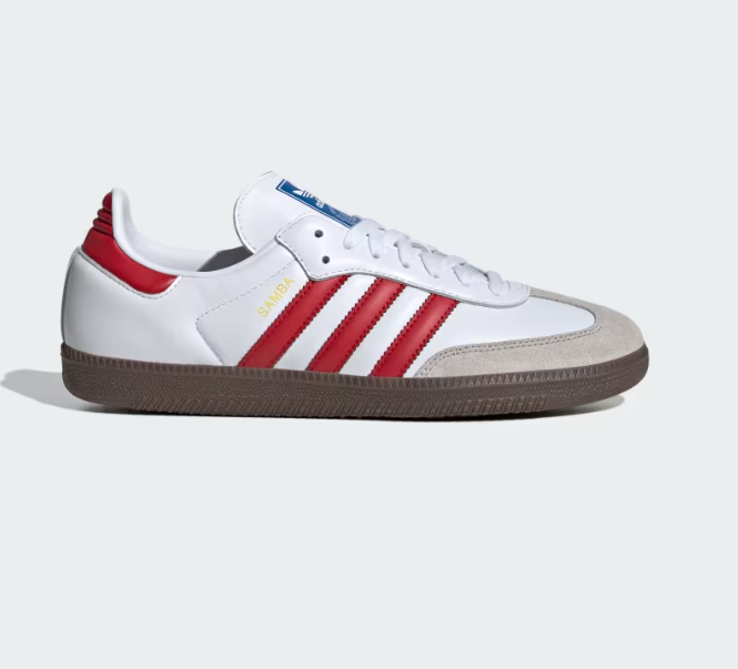 Adidas Men's Samba OG Cloud White / Better Scarlet / Supplier Colour