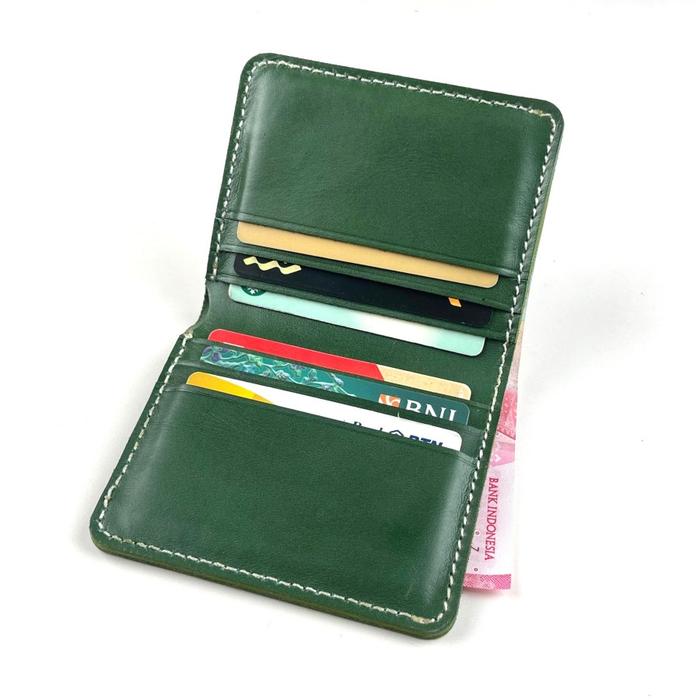 Philo Goods Simple Bifold Card 6 Card Wallet - Green