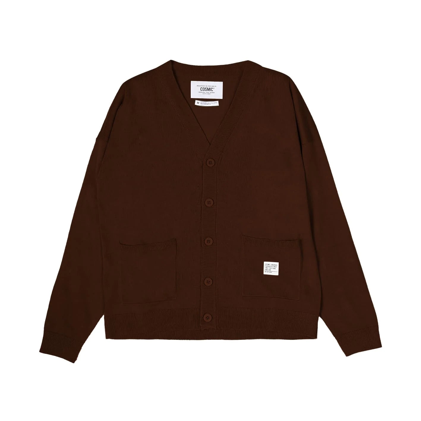 Cosmic Alfon Cardigan - Brown - Stencil