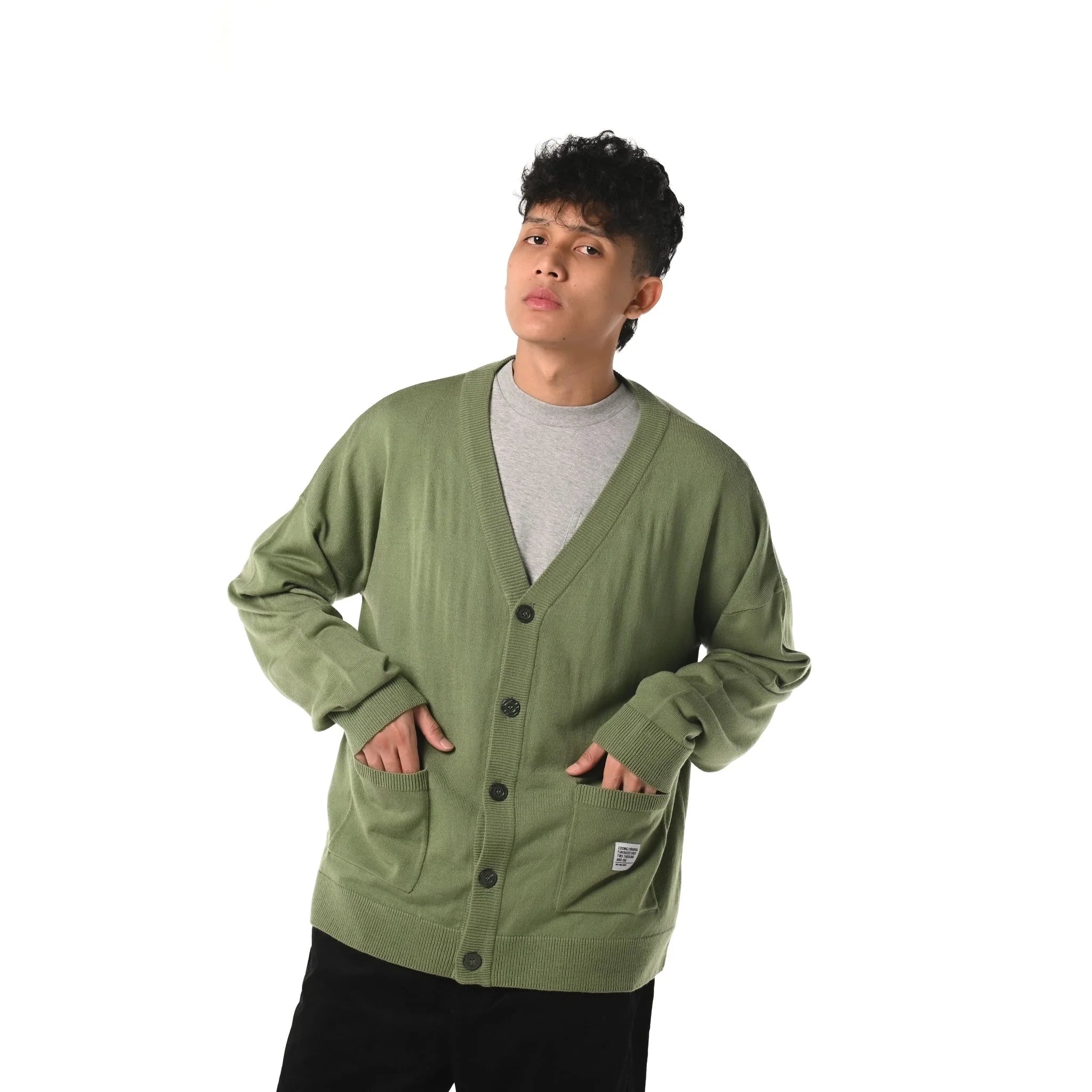 Cosmic Alfon Cardigan - Mint - Stencil