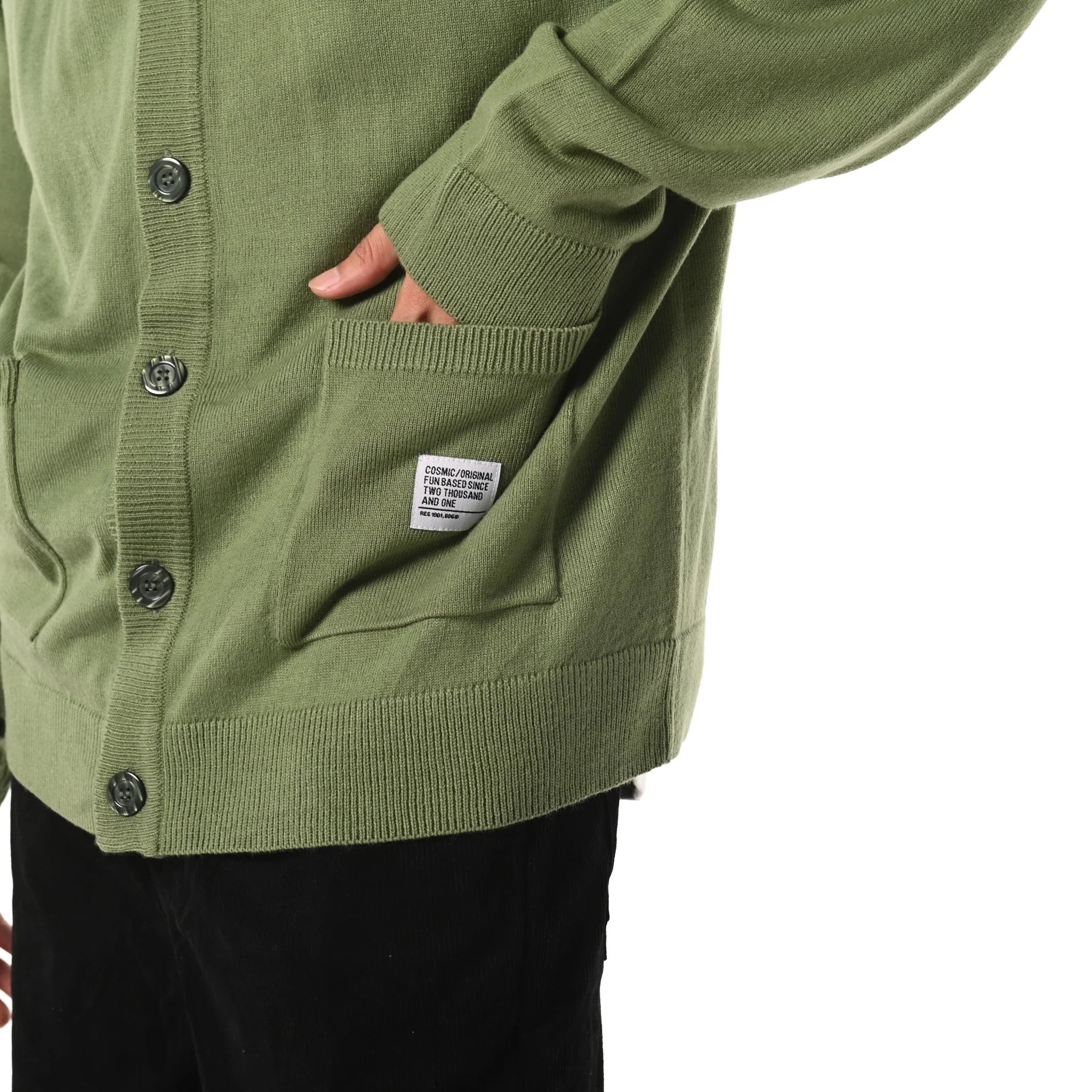 Cosmic Alfon Cardigan - Mint - Stencil