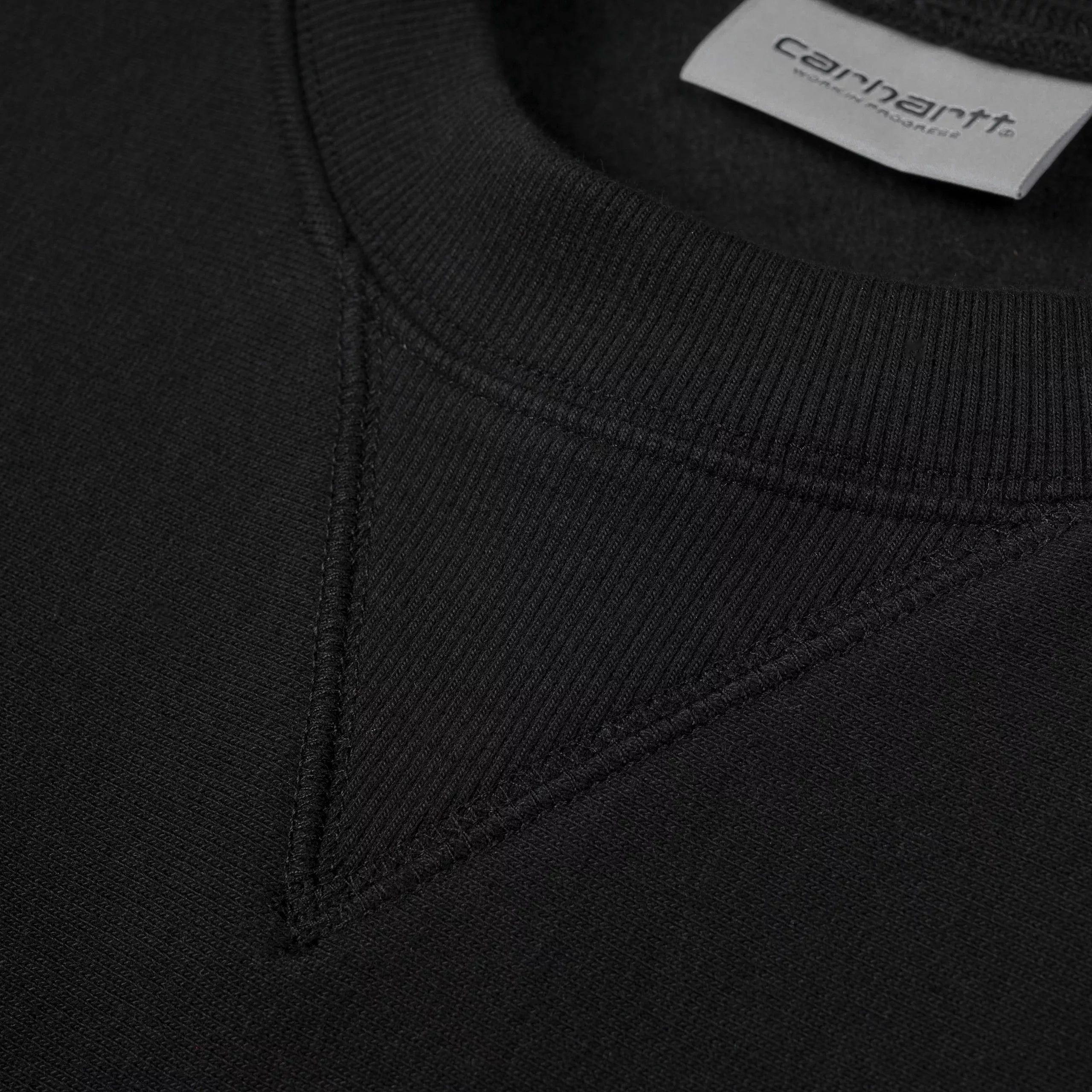 Carhartt American Script Sweatshirt - Black - Stencil