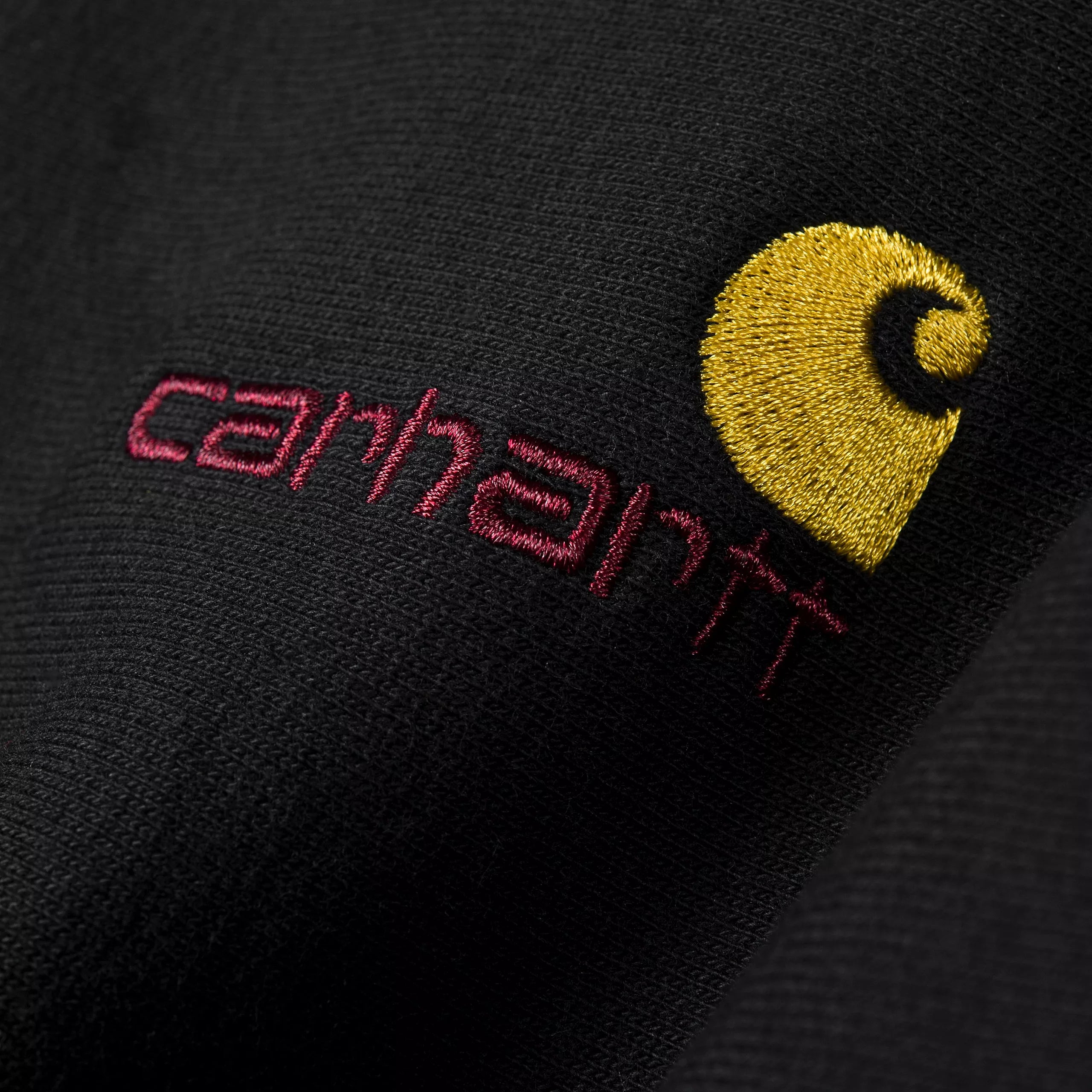 Carhartt American Script Sweatshirt - Black - Stencil