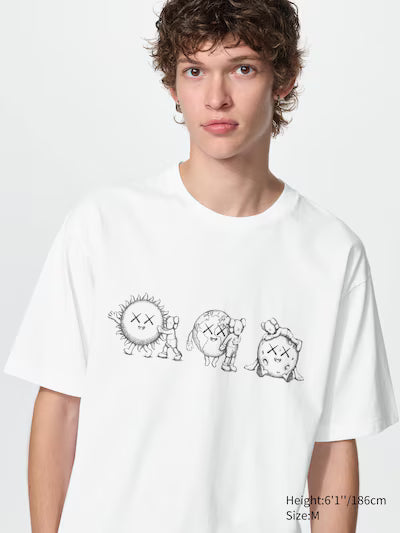 Uniqlo x Kaws Sun, Earth, Moon Universe UT Graphic T-Shirt - White