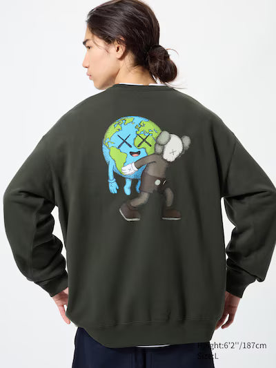 Uniqlo x Kaws Earth Universe Sweatshirt - Grey