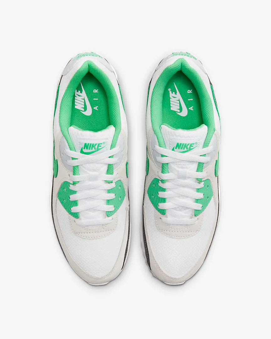 Nike Air Max 90 - White / Anthracite / Spring Green - Stencil