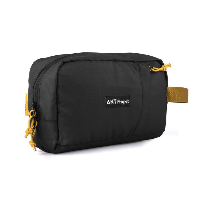 Ant Project Roaster Travel Pouch Organiser - Black / Brown